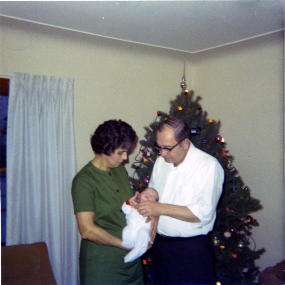 Steven,  Grandma and Grandpa Stange